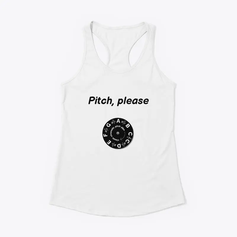 Pitch Please Black Writing